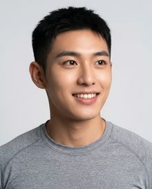 20대 스포티 남성 상반신 컷